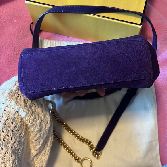 Fendi Peakaboo Handbag - Purple Suede - Picture 10 of 10